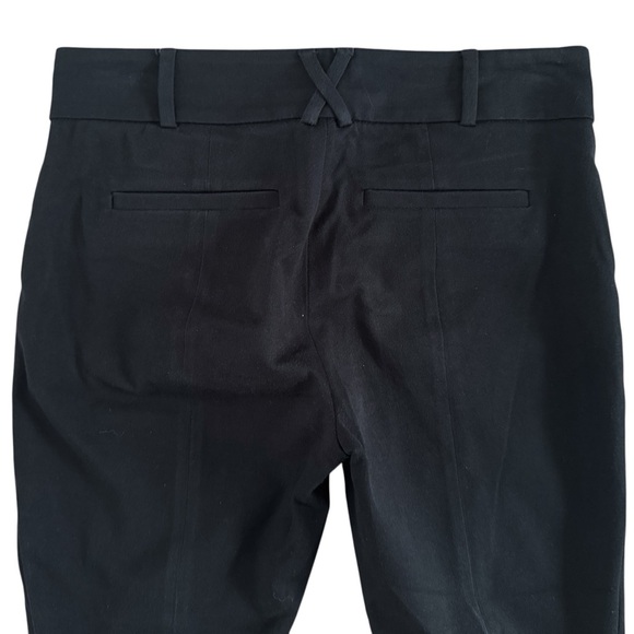 Anthropologie The Essential Slim Women's Black Ankle Trousers 2P 2 Petite 918 - Picture 12 of 14
